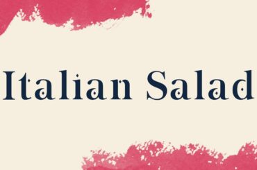 Italian Salad