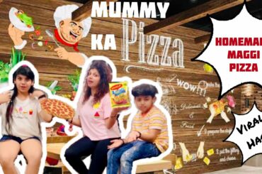 Mummy Ka Pizza - Viral Hack | AVS Trio | #Pizza #Recipe #Italian #Continental #Maggi #Food #AVSTrio