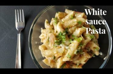 #White Sauce Pasta #Italian Recipe #Restaurant style #Fast food #Creamy & Cheesy White sauce pasta