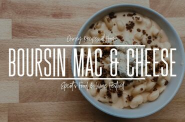 Boursin Mac & Cheese from EPCOT'S Food & Wine Festival 2020 | Disney Recipes at Home