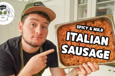 THE BEST Italian Sausage Recipe (from scratch)