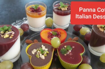 Italian Dessert PANNA COTTA Strawberry & Mango Recipe/How To Make Panna Cotta/Chellama Samaiyalarai