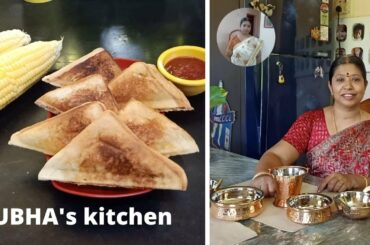 Italian Sweet corn Sandwich recipe  in Tamil || Copper bottom display vessels  @ SUBHA’s kitchen.