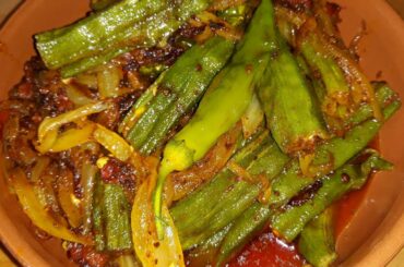 Masala Bhari Bhindi Recipe | Bhari Bhindi | Chef Rida in Italy | Spicy Recipe | Desi Recipe