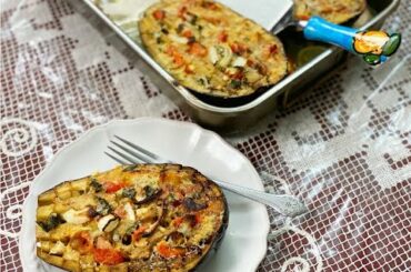 Rossella's Cooking With Nonna  -  Pugliese Roasted Eggplant