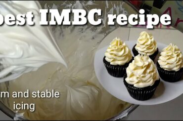 Perfect Italian Meringue Buttercream Icing Recipe || step by step easy tutorial || IMBC tutorial