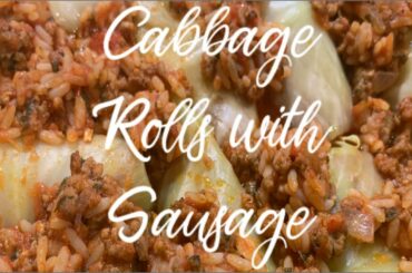 Stuffed Cabbage Rolls with Beef and Italian Sausage. Easy Recipe! The Best Cabbage Rolls.