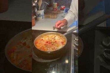 Easy Italian Cooking “Capellini al’dente  Primavera “Pecorino Romano and Cream”