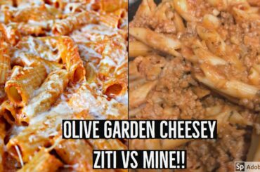 How to Make Baked Ziti From Olive Garden|Italian Food|Mukbang|ASMR