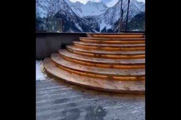 Italy - Snow - Breakfast View