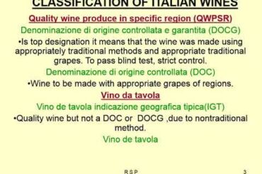 WINES OF ITALY