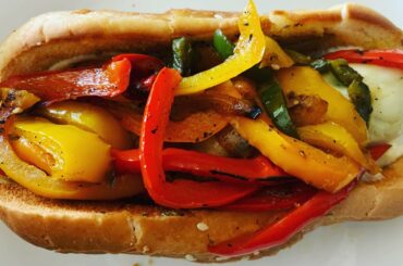 Italian sausage, provolone cheese, peppers & onions on a hoagie bun. (Thanks Joe! 👍🏻) #comfortfood