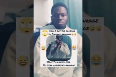 How I began to speak Italian without fear and panic...life in a foreign classe 🤣