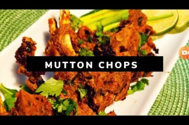 Grilled tandoori masala mutton chops |chaps | mutton chaps |lamb chops | chops recipe