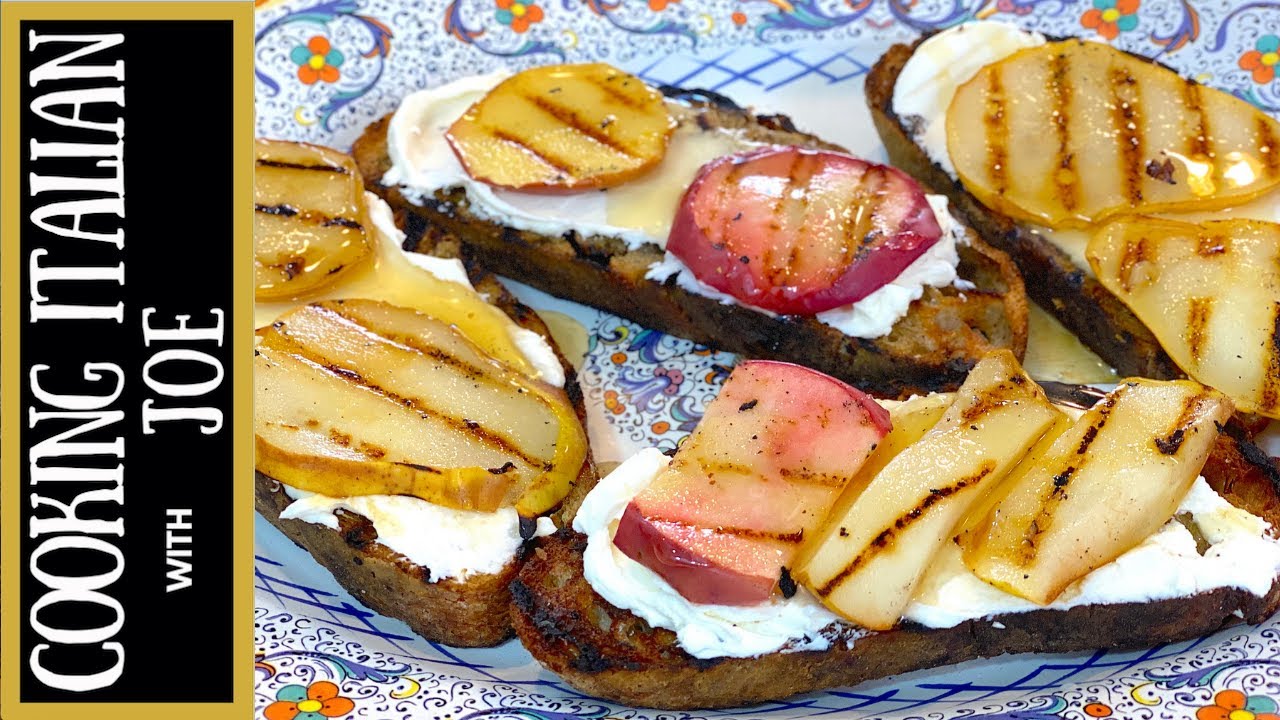 Bruschetta Treat for Breakfast Cooking Italian with Joe Bruschetta Treat for Breakfast Cooking Italian with Joe