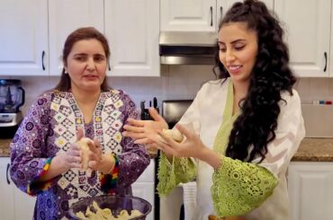 COOKING ALOO PARATHA WITH MY MOTHER IN LAW | The Zaid Family