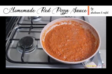 5 minutes Homemade Red Pizza Sauce | Indian version of the Italian Red Sauce That's Actually Good
