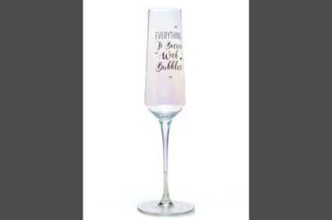 BUBBLES PROSECCO GLASS - ITALIAN SPARKLING WINE