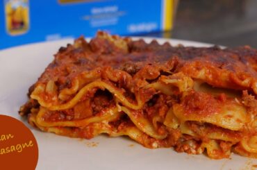 Authentic ITALIAN LASAGNA Recipe - How to make Italian Lasagna - with bolognese and besciamella