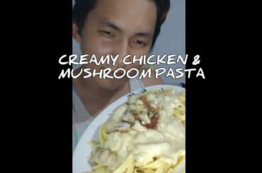 CREAMY CHICKEN MUSHROOM PASTA | ITALIAN FOOD | PASTA RECIPE | by Redd ANG SARAP !
