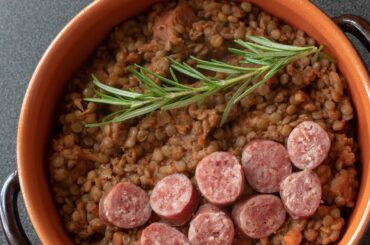 LENTICCHIE CON SALSICCIA  #cooking