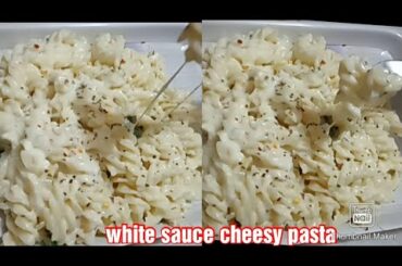 white sauce italian cheesy pasta in desi style 😋 // very easy recipe ....