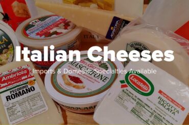 Italian Imports at the Cheese Shop in Adams, NY