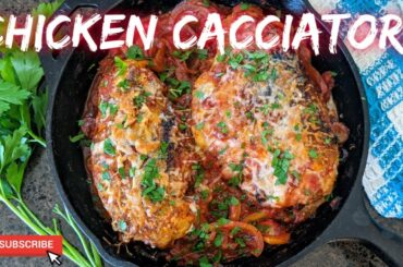 One Pan Italian Chicken / How to Make Chicken Cacciatore