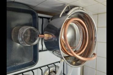 Seeutek Copper Tube Moonshine Still Spirits Water Alcohol Distiller Home Brew Wine Making Kit O...