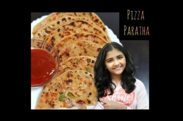 Pizza Paratha Recipe | How to make Pizza Paratha | Indian-Italian Fusion Recipe | My Creations