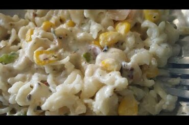 White Sauce Pasta | Milk Pasta | Italian Pasta By Toc Food's