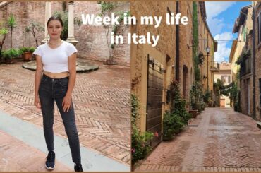 A week in my life in ITALY/ Tuscany/ travel vlog