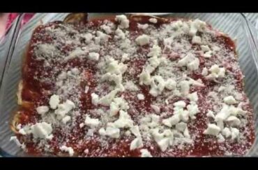 Italian food in Amharic- በደርጃን በ ሥጋ ሥጎ (Melanzane alla Parmigiana)