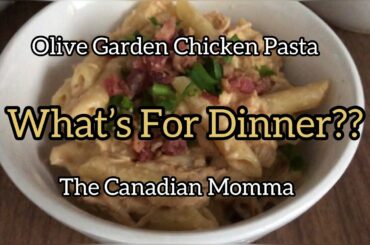 What’s for dinner?/Walmart groceries/Easy Crockpot Recipe/Olive Garden Cheesy Italian Chicken Pasta