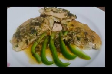 Italian food "Chicken Francaise"