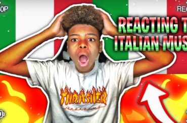 AMERICANS FIRST EVER REACTION TO ITALIAN RAP/MUSIC 🇮🇹🔥