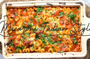 Macaroni Italian Food in desi indian style step by step full recipe