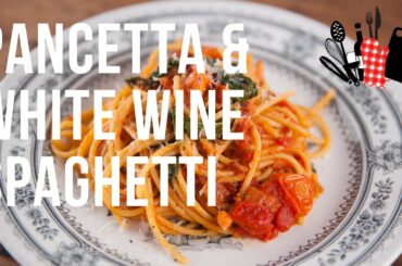 Pancetta & White Wine Spaghetti Everyday Gourmet S10 Ep78