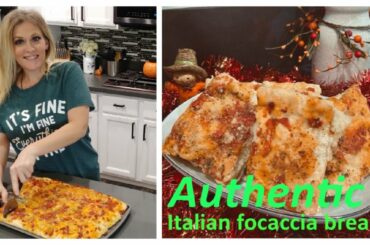 Authentic Italian Focaccia bread | Grandma's easy "Focatz" bread
