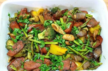 italian stir fried vegetables with sausage|italian recipe|vm cooking&vlogs