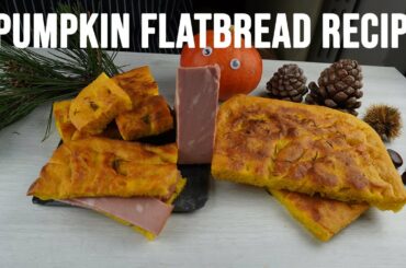 Pumpkin Flatbread, A recipe to make a pumpkin focaccia with rosemary