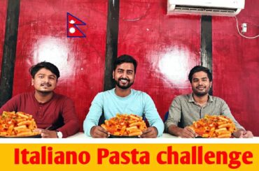 Italian Red Hot Pasta Challenge || The Hungry Brothers