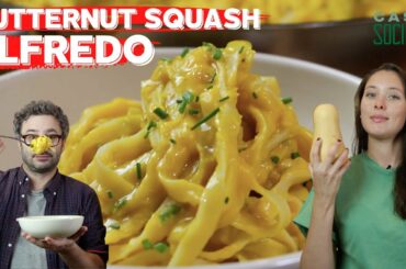 BUTTERNUT SQUASH ALFREDO a season must.