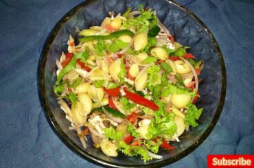 Italian macaroni chaat | Taste Lab 360 | How to make macaroni chaat | Recipe of macaroni chaat.