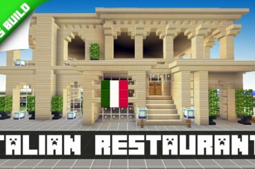 Minecraft Let's Build/Tutorial - Italian Restaurant - Part 1