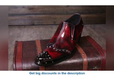 Italian Shoes Men Leather Wine Red Colors Weddding High Heels Oxfords Snake Skin Pointed Toe Burgun