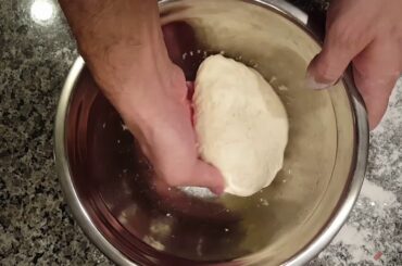 Pizza Barbecue with the pizza stone - Italian Recipe (for two)