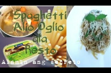 How to cook Spaghetti Aglio Olio| Filipino Style Spaghetti Aglio Olio