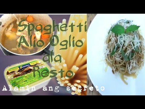 How to cook Spaghetti Aglio Olio| Filipino Style Spaghetti Aglio Olio How to cook Spaghetti Aglio Olio| Filipino Style Spaghetti Aglio Olio