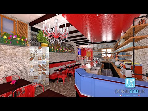 How to design a Italian Deli Restaurant concept with Domus3dUK How to design a Italian Deli Restaurant concept with Domus3dUK